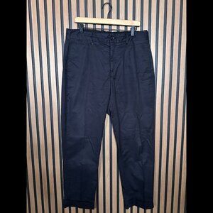 Engineered Garments New York Trousers Medium Womens Blue Navy Cuffed